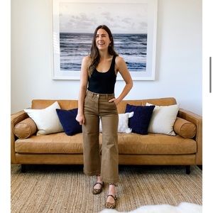 EVERLANE The Wide Leg Crop Pants Ochre